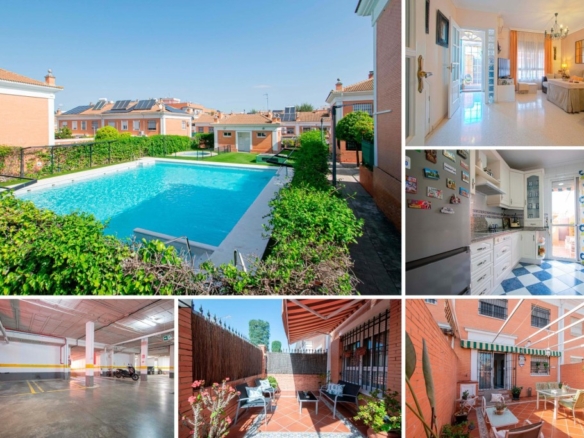Imagen 1 de Bonito adosado con piscina comunitaria y garaje