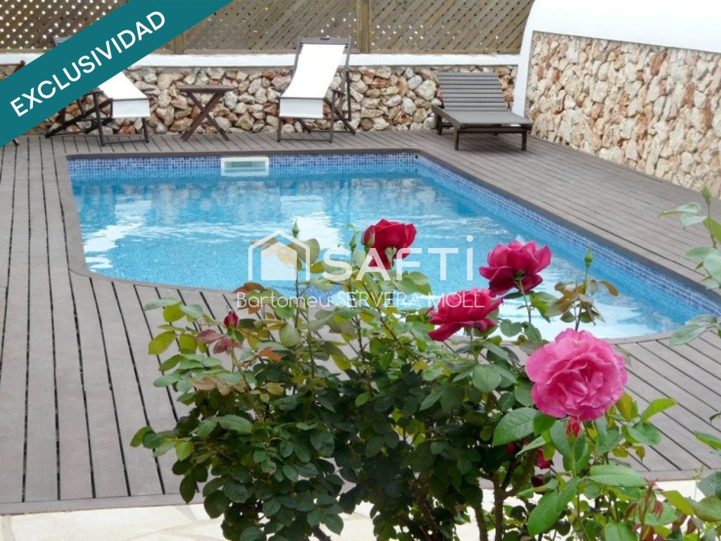 Imagen 3 de REMARCABLE CHALET CON PISCINA Y LICENCIA TURÍSTICA EN ZONA COSTERA DE CIUTADELLA. FACILIDADES !!