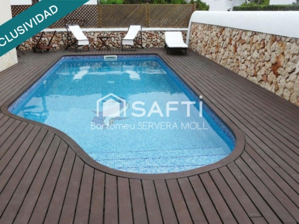 Imagen 4 de REMARCABLE CHALET CON PISCINA Y LICENCIA TURÍSTICA EN ZONA COSTERA DE CIUTADELLA. FACILIDADES !!