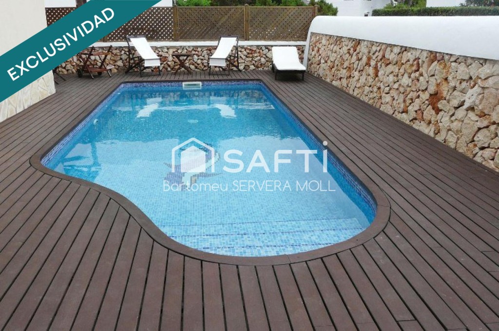 Imagen 4 de REMARCABLE CHALET CON PISCINA Y LICENCIA TURÍSTICA EN ZONA COSTERA DE CIUTADELLA. FACILIDADES !!