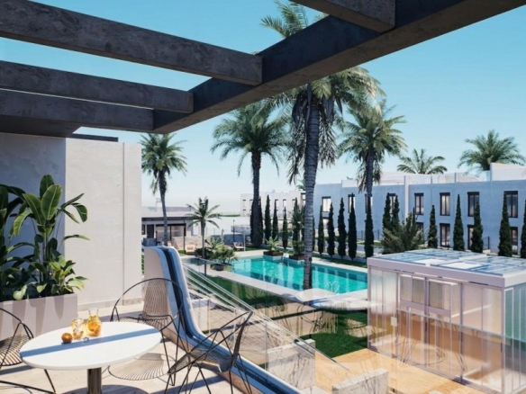 Imagen 4 de Residencial con bungalows nuevos con jardín o solárium cerca de la playa en Pilar de la Horadada