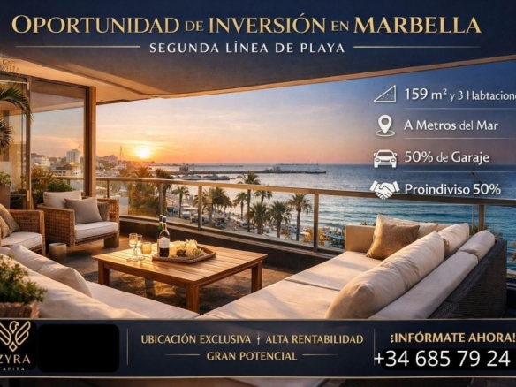 Imagen 1 de OPORTUNIDAD DE INVERSIÓN EN MARBELLA CENTRO– SEGUNDA LÍNEA DE PLAYA