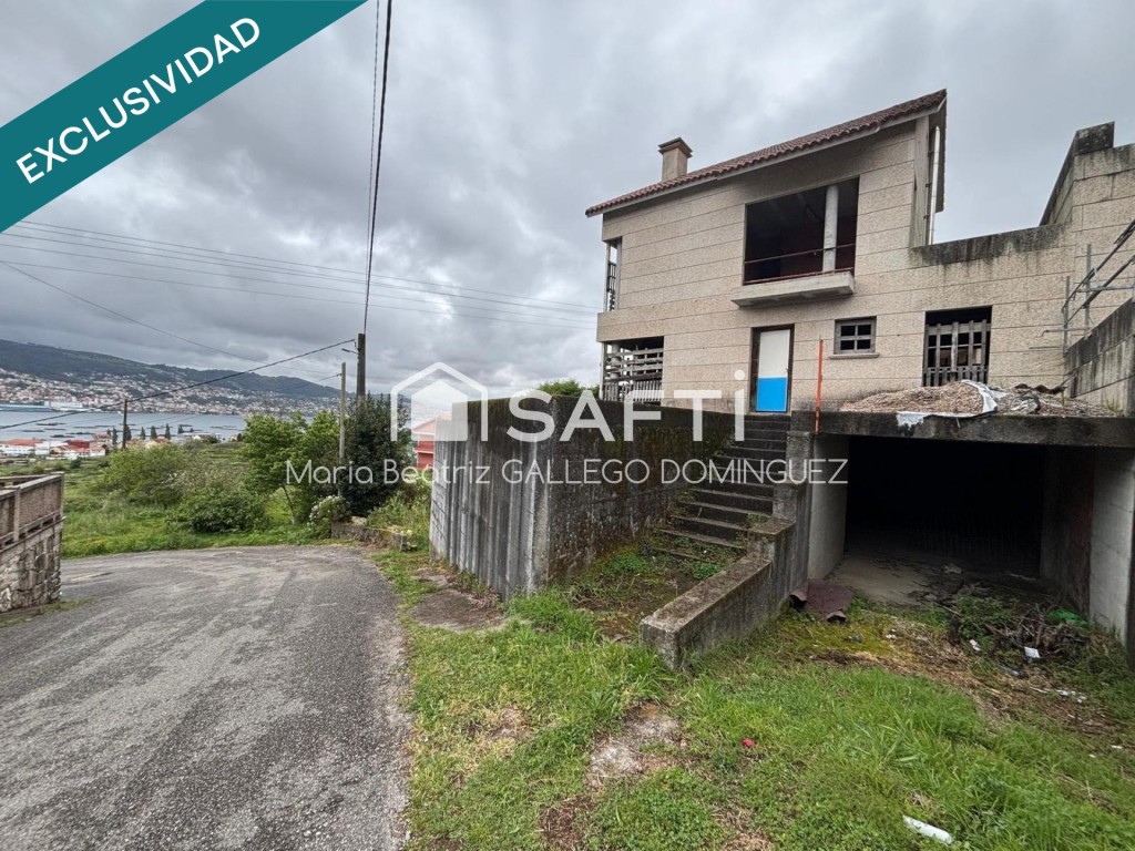 Imagen 2 de SE VENDE CHALET CON VISTAS A LA RIA EN DOMAIO - MOAÑA - PONTEVEDRA