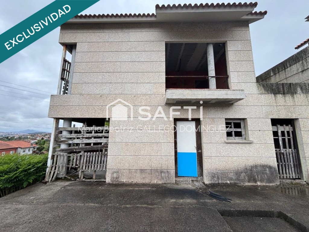 Imagen 1 de SE VENDE CHALET CON VISTAS A LA RIA EN DOMAIO - MOAÑA - PONTEVEDRA