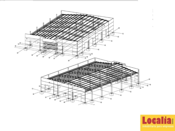 Imagen 1 de Nave industrial con muelles en construcción