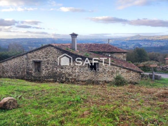 Imagen 1 de ESPECTACULAR ARBOLEDA DE 7.000 METROS CUADRADOS CON BONITA CASA DE PIEDRA PARA RESTAURArR