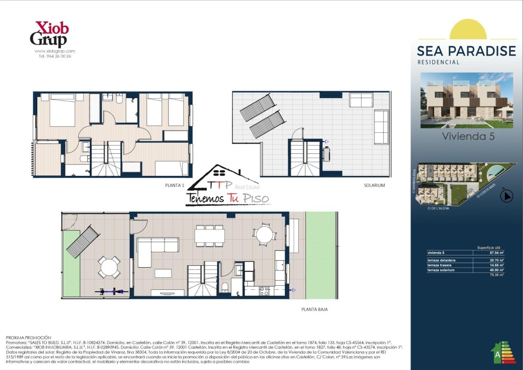 Imagen 2 de OBRA NUEVA UNIFAMILIARES COSTA NORTE VINAROS