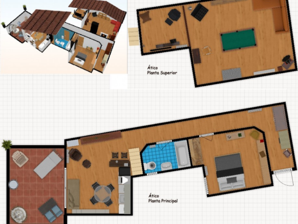 Imagen 2 de Ático de Obra Nueva en Venta en Zaragoza Zaragoza