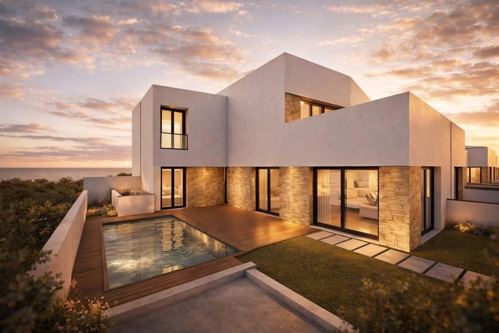 Imagen 2 de Villas adosadas de obra nueva con amplias terrazas en Bigastro