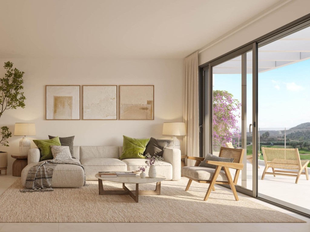 A ESTRENAR con TERRAZA 22 m2 + JARDIN de 45m2!! en La Cala de Mijas