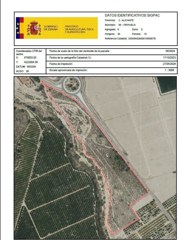 Imagen 3 de Parcela en Venta en Orihuela Alicante