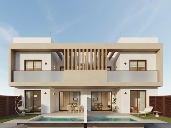Imagen 2 de Exclusivos bungalows de obra nueva con piscina privada en San Pedro del Pinatar