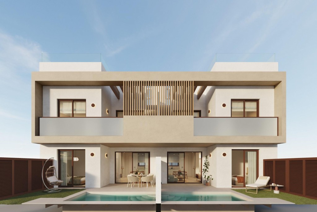 Imagen 2 de Exclusivos bungalows de obra nueva con piscina privada en San Pedro del Pinatar