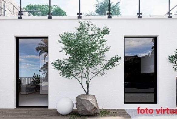 Imagen 4 de Exclusiva villa de obra nueva integral con vistas al mar en Pueblo Acantilado – El Campello