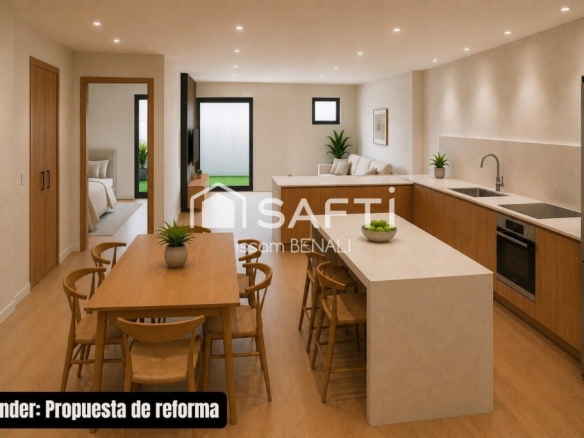 Imagen 1 de Bajo con patio en Vilapicina: reforma a tu gusto