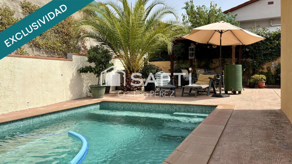 Imagen 1 de Preciosa casa unifamiliar con piscina