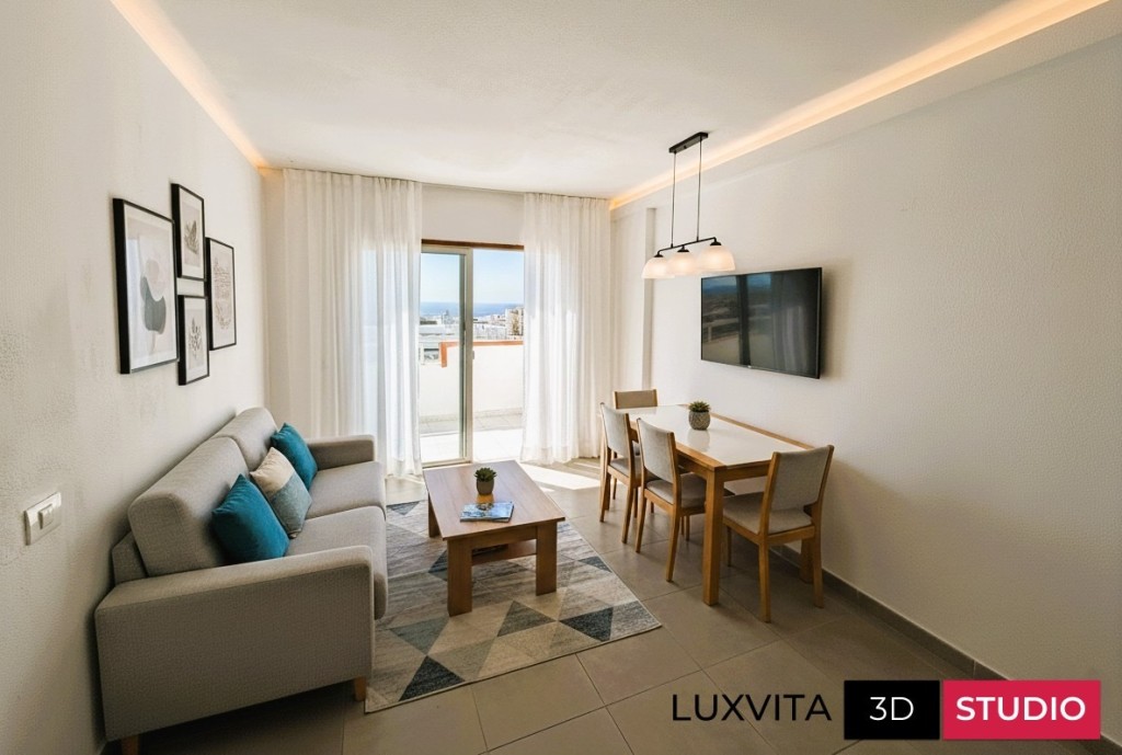Imagen 3 de Acogedor apartamento con terraza y vistas al mar en Playa de las Américas