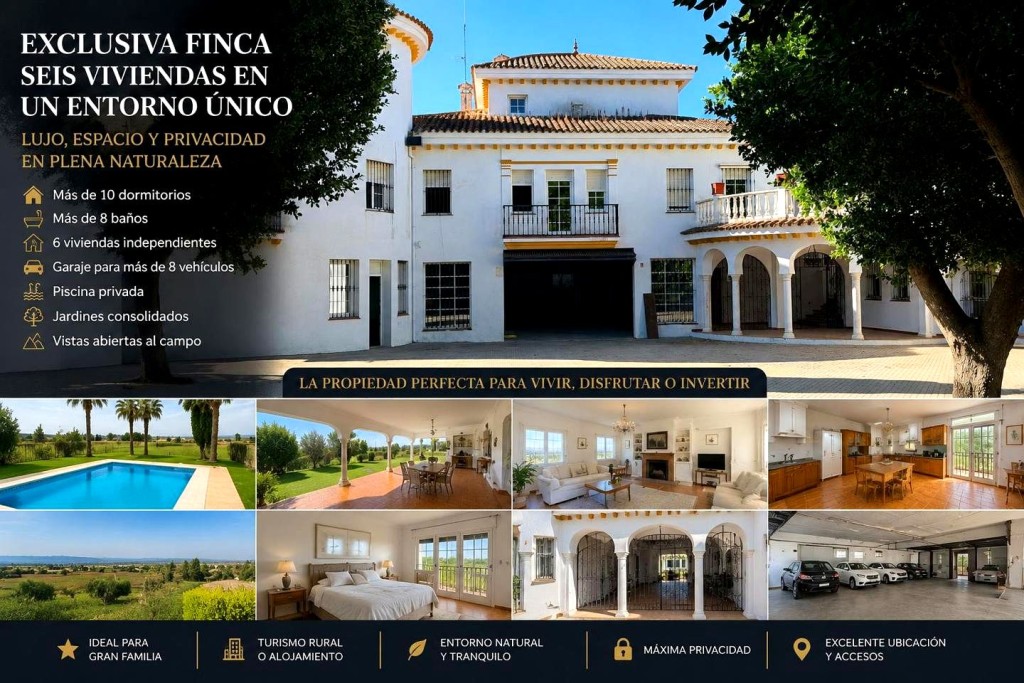 Imagen 1 de ESPECTACULAR FINCA CON 6 VIVIENDAS