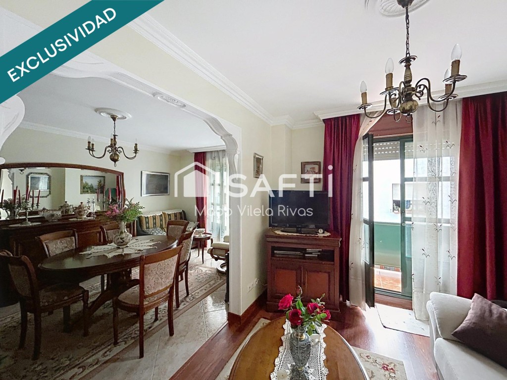 Imagen 4 de Piso acogedor de dos habitaciones con balcón y terraza en el centro de Padrón.