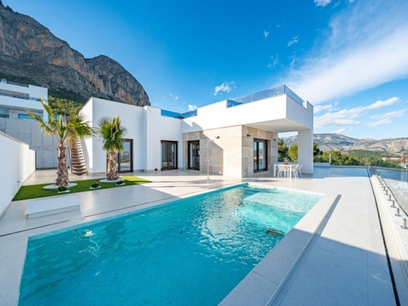 Imagen 3 de Exclusivas villas de obra nueva con vistas al mar en Polop