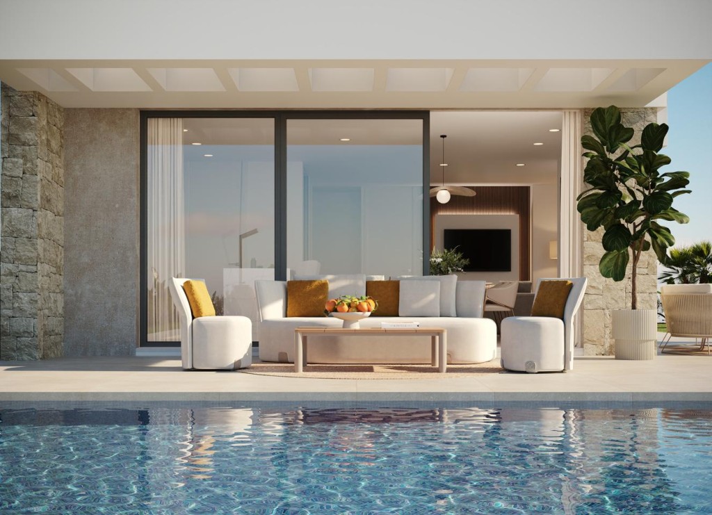 Imagen 2 de Entre el golf y el Mediterráneo: villa de 5 dormitorios con vistas al mar