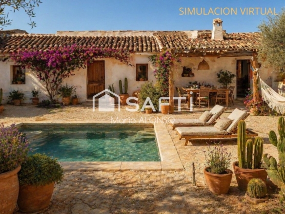 Imagen 1 de Casa de campo en Sorbas. Un refugio mediterráneo con vistas impresionantes.