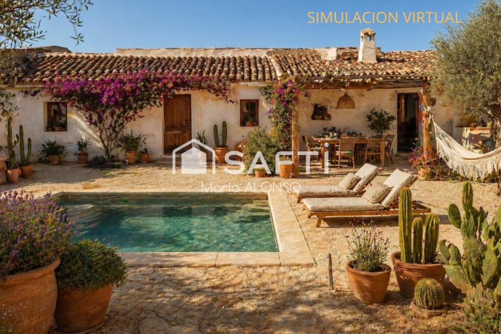 Imagen 1 de Casa de campo en Sorbas. Un refugio mediterráneo con vistas impresionantes.