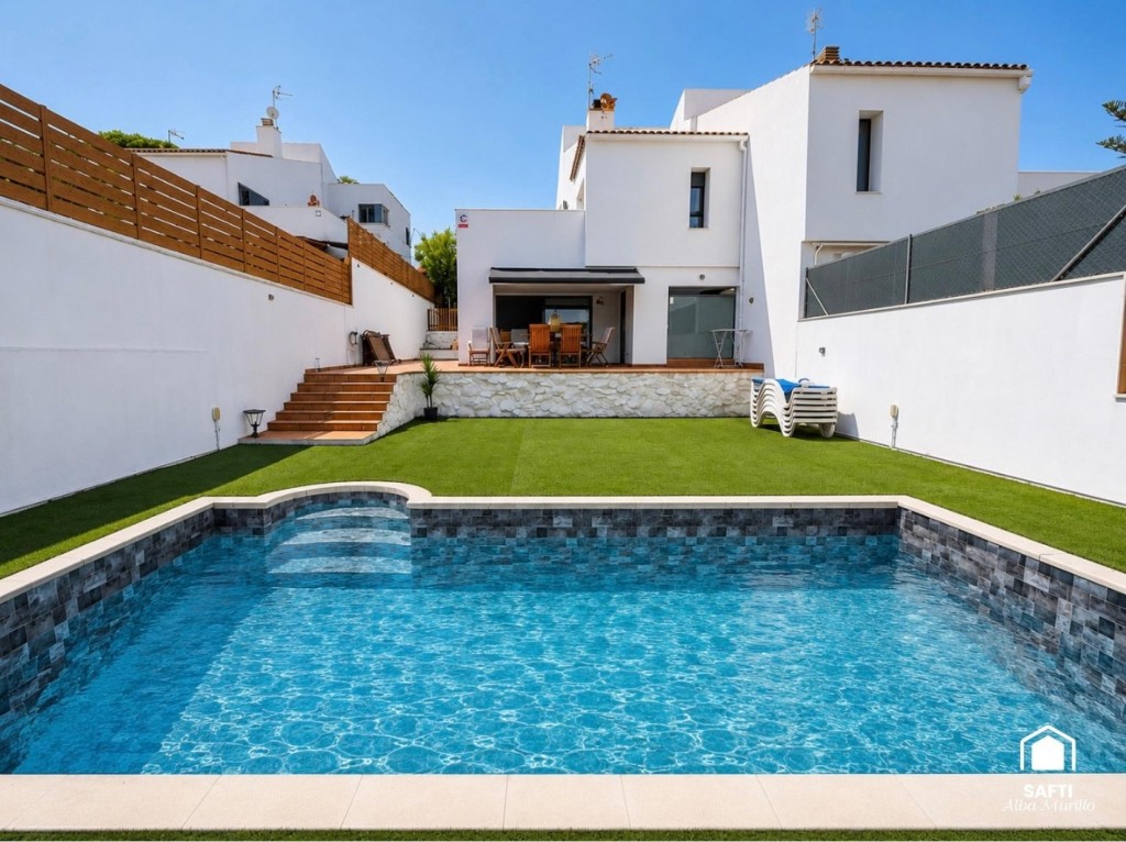 Imagen 1 de Espectacular chalet recién reformado con piscina privada y vistas al mar en Mas Mel