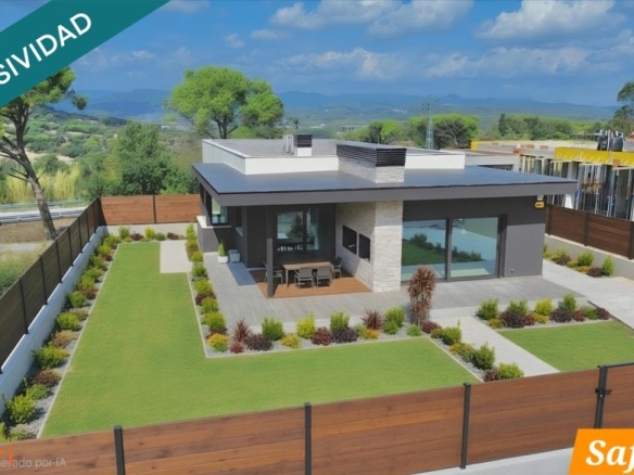 Imagen 1 de CHALET DE NUEVA CONSTRUCCIÓN CON AMPLIA PARCELA Y VISTAS AL MONTSENY — NUCLI DE LA VILA