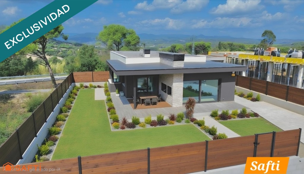 Imagen 1 de CHALET DE NUEVA CONSTRUCCIÓN CON AMPLIA PARCELA Y VISTAS AL MONTSENY — NUCLI DE LA VILA