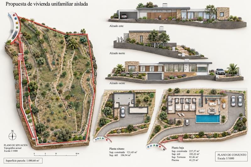 Imagen 4 de OPORTUNIDAD VENTA PARCELA URBANA EN VALLE ROMANO CON PROYECTO INCLUIDO