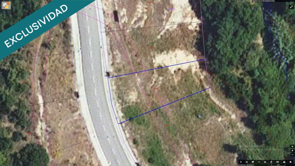 Imagen 3 de Parcela edificable de 500 m² con 17 m de fachada en Fogars de la Selva