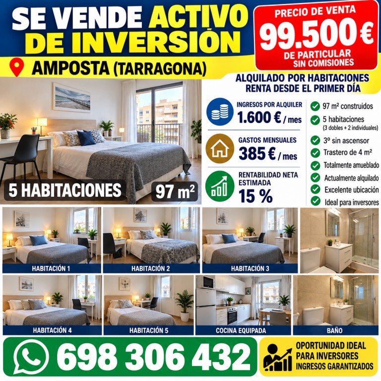 Imagen 1 de Piso en Venta en Amposta Tarragona