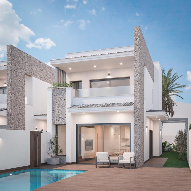 Imagen 4 de Villas de lujo en San Pedro del Pinatar - 3 dormitorios con piscina privada a 900 metros de la playa