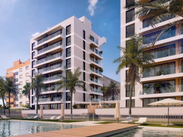 Imagen 2 de Residencial de nueva construcción en Guardamar del Segura con piscina spa gimnasio y coworking cerca del mar