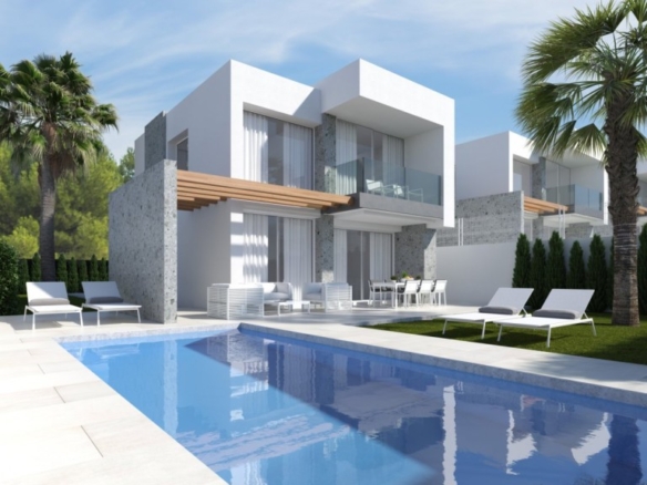 Imagen 1 de VENTA-OBRA NUEVA-BENIDORM-CHALET UNIFAMILIAR-3 DORMITORIOS-3 BAÑOS